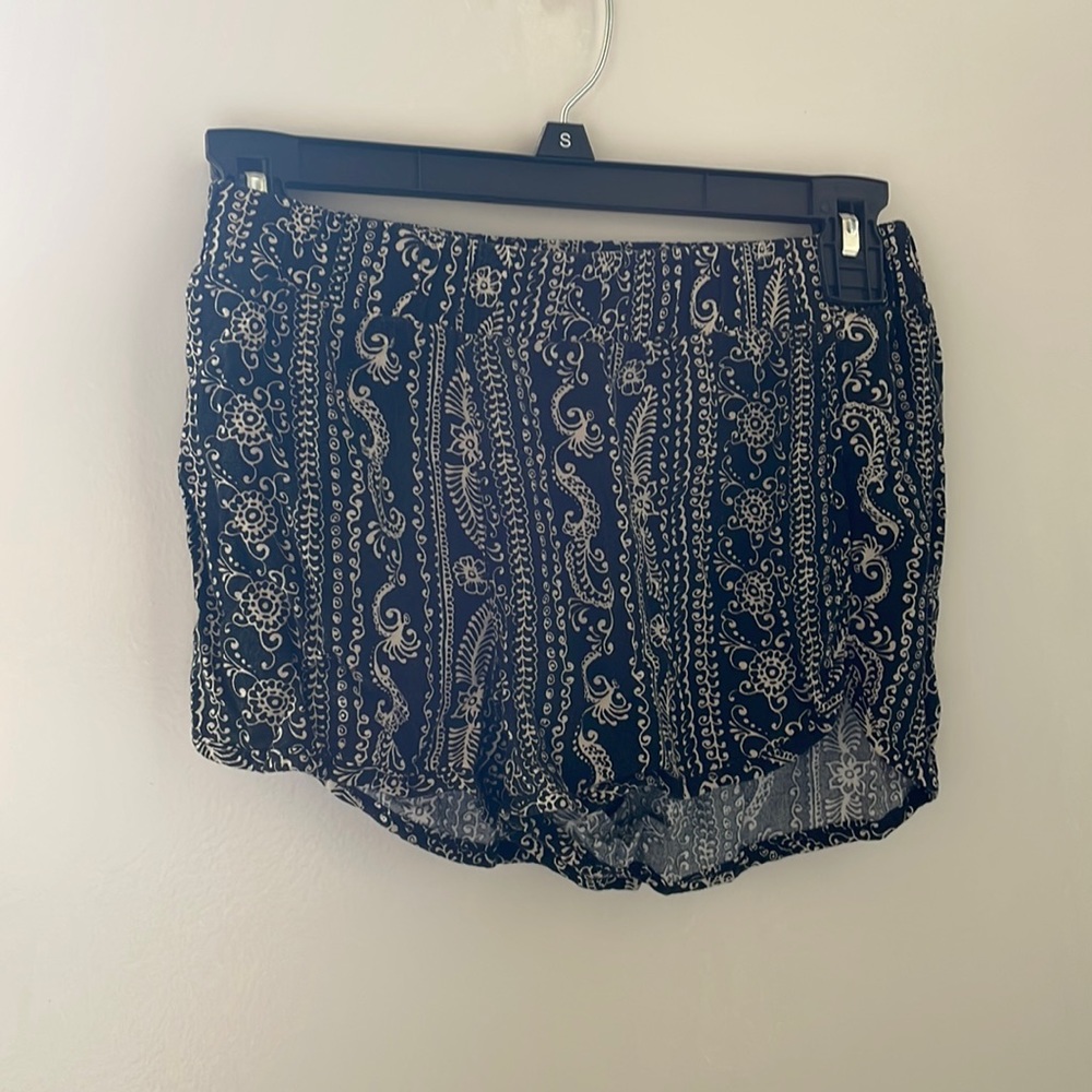 Patterned Flowy Shorts